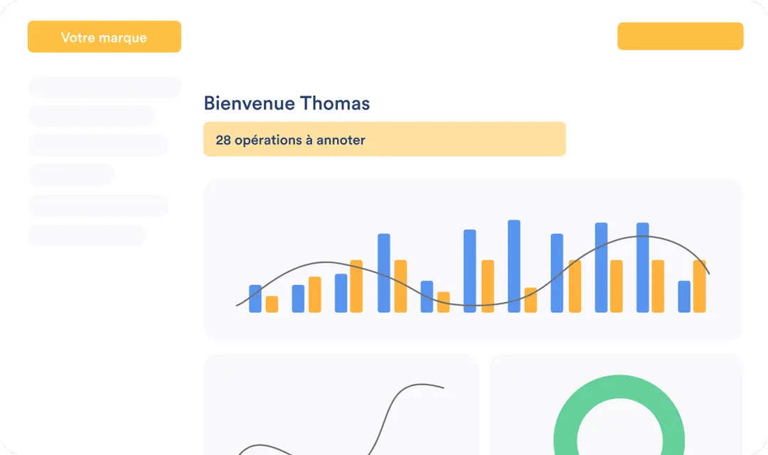Mockup de l'application Comptalib en marque blanche