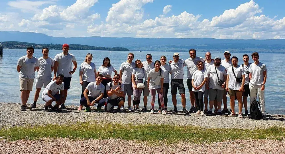 Photo de l'équipe de Comptalib en séminaire