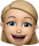 Memoji d'une étudiante qui fait la fête